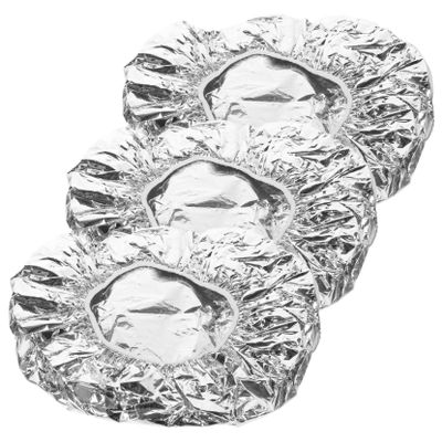 Elastic Aluminum Foil Hair Caps, 28 cm