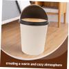 GARVALON 10 L Plastic Cylindrical Trash Can with Swing Lid view 3