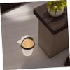 GARVALON 10 L Plastic Cylindrical Trash Can with Swing Lid view 4