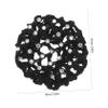 BELLIFFY 4-Pack Bun Hair Nets with Acrylic Rhinestones for Girls and Women, Secure Hold for Dance Performances view 2