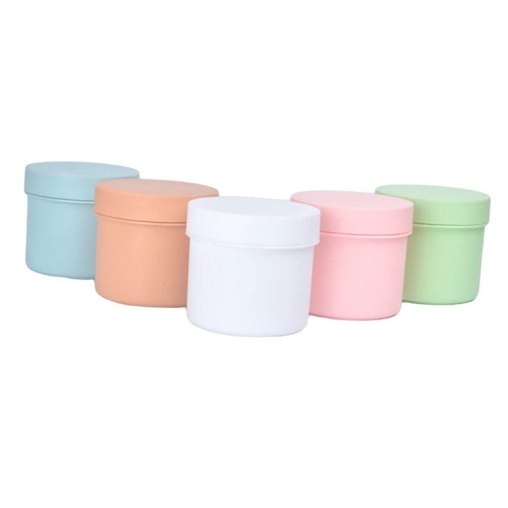 5-Piece Refillable Plastic Cosmetic Storage Containers