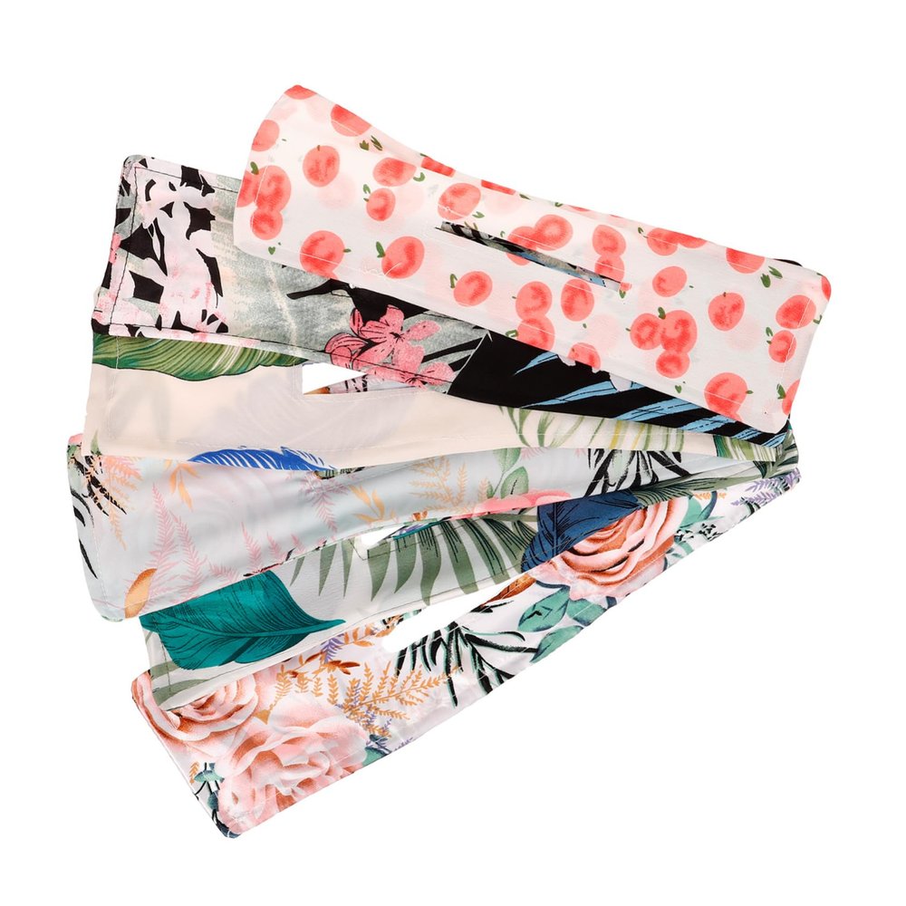 6-Piece Fabric Hair Bun Maker Set with Pearl Detail