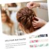 6-Piece Fabric Hair Bun Maker Set with Pearl Detail view 3