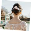 6-Piece Fabric Hair Bun Maker Set with Pearl Detail view 4