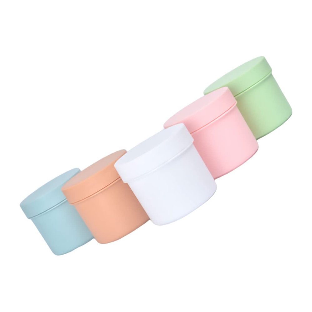 PLAFOPE 5-Pack Travel Plastic Jars