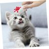 Cat Massage Comb with Water-Filled Ball, Red ABS view 4