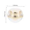 Gold-Colored Acrylic Cream Container, 15g/50g, Portable and Leakproof view 2