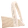 Woven Cotton Storage Basket, White, for Office and Laundry view 2