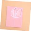 JOINPAYA Adult Cotton Bib, Waterproof Cotton and PVC Eating Bib with Pocket, Pink view 3