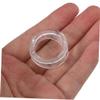 GANAZONO 10-Piece Silicone Finger Protectors for Haircutting and Pet Grooming Scissors, Non-Slip Thumb Inserts, White view 3