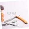 GANAZONO 10-Piece Silicone Finger Protectors for Haircutting and Pet Grooming Scissors, Non-Slip Thumb Inserts, White view 4