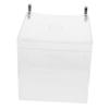 WOONEKY Acrylic Parrot Bird Bath Box, Easy to Install and Remove view 1