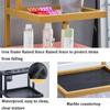 Salon Storage Cabinet with 2 Hair Dryer Holders view 2