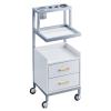 Salon Storage Cabinet with Hair Dryer Holders view 1