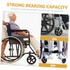 GRIRIW 6-Inch Front Wheel (Wide) - Solid Rubber Replacement Wheel for Wheelchairs and Walkers view 2