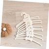 ABOOFAN 5-Piece Plastic Hangers for Baby and Pet Clothing, Non-Slip, Space-Saving and Durable view 2