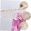 ABOOFAN 5-Piece Plastic Hangers for Baby and Pet Clothing, Non-Slip, Space-Saving and Durable view 3