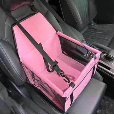 Dog Car Seat for Levorg WRX 2014–2020, Front or Rear, Small and Medium Dogs, Waterproof, Dustproof, Removable, F/Pink