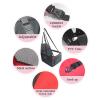 Dog Car Seat for Levorg WRX 2014–2020, Front or Rear, Small and Medium Dogs, Waterproof, Dustproof, Removable, F/Pink view 4