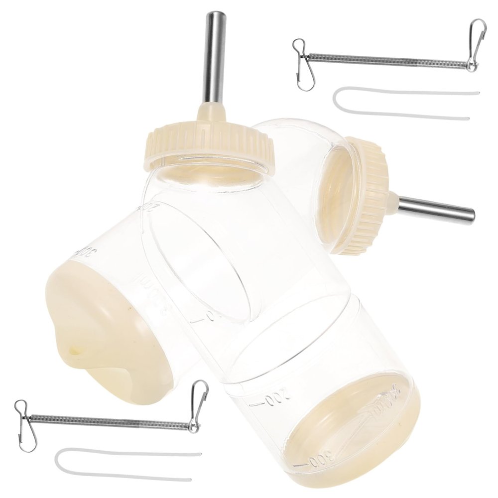 Parliky 2-Pack Water Bottle Dispenser for Rabbits and Hamsters