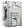 Magnetic Laundry Room Organizer with Dryer Ball Holders and Hanger Holder view 1