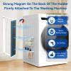Magnetic Laundry Room Organizer with Dryer Ball Holders and Hanger Holder view 2