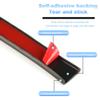 YCBTPS Self-Adhesive U-Shaped Edge Protector, Black, 15 mm × 5 m view 2