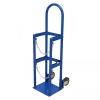 Home Stainless Steel Gas Cylinder Holder, Freestanding Oxygen Tank Cart view 1