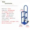 Home Stainless Steel Gas Cylinder Holder, Freestanding Oxygen Tank Cart view 2