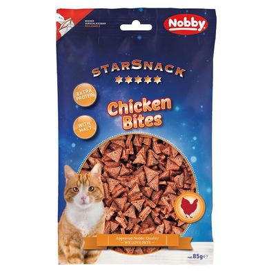 Nobby StarSnack Chicken Bites with Malt, approx. 85 g