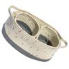 MAGICLULU Woven Cotton Rope Storage Basket Set view 1