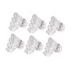 Small Octopus-Shaped Hair Claw Clips, 24-Piece Set, Transparent Plastic view 1