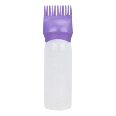 ChongKuan Hair Oil Applicator Bottles with Root Comb, 6 Pieces