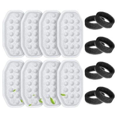 Kznifmk 8 Sets Water Filters for Pets