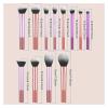 WENH 12-Piece Classic Complete Makeup Brush Set, Pink view 2