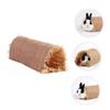 BELLIFFY Rabbit Tunnel Nest for Small Animals, Wear-Resistant, Khaki view 4