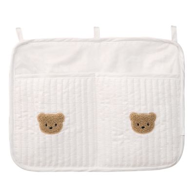 Baby Crib Organizer Storage Bag with 2 Pockets