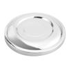 MUSISALY Alloy Shaving Soap Bowl with Lid, Silver view 3