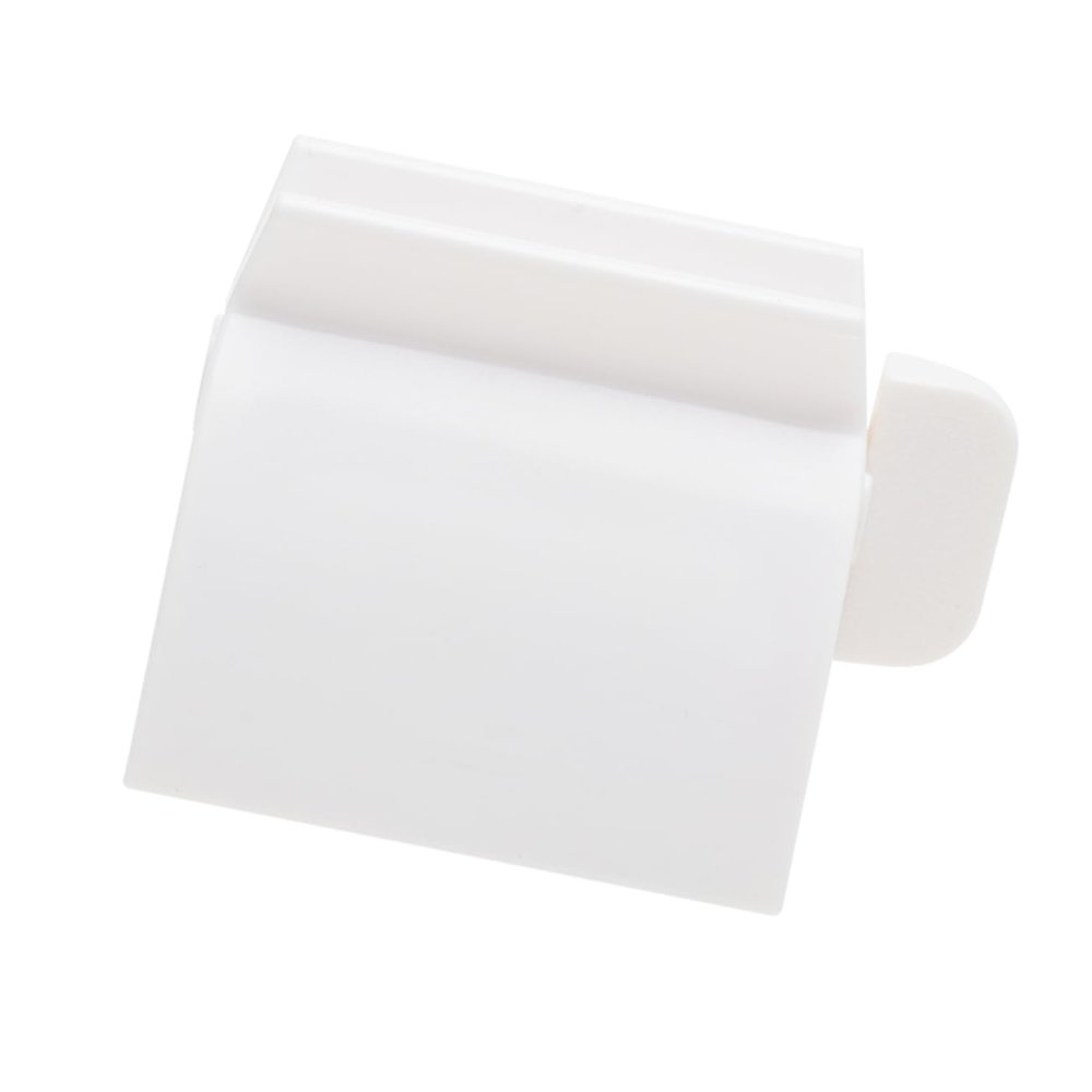 Plastic Toothpaste Squeezer, White Bathroom Dispenser