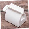Plastic Toothpaste Squeezer, White Bathroom Dispenser view 4