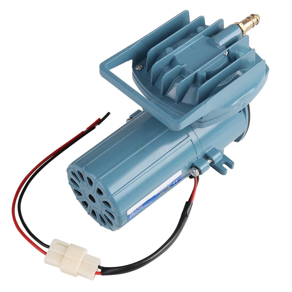 Aumotop DC 12V 35W Air Pump Aerator, Safe and Durable, High-Volume for Fish Ponds and Aquaculture