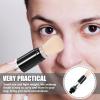Refillable Powder Blush Brush, Portable, Nylon, Plastic view 4