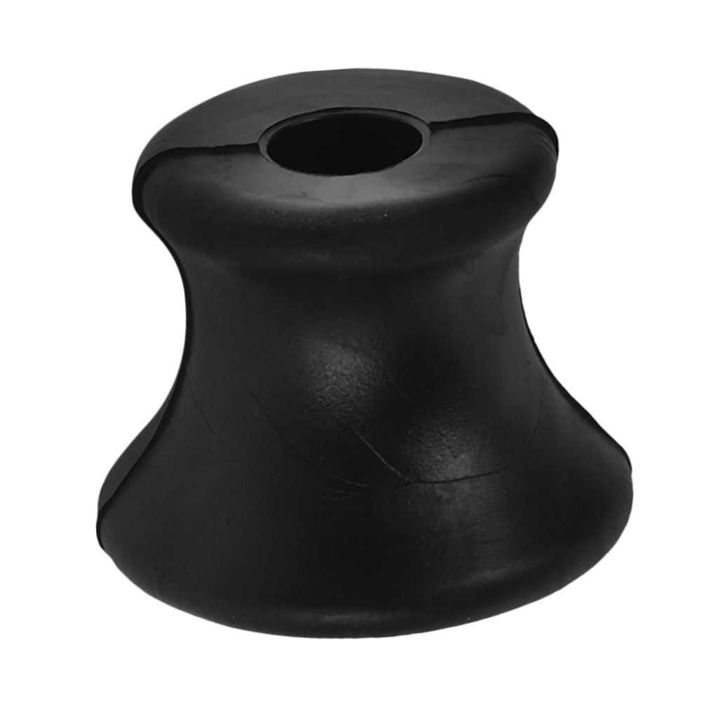 PRETYZOOM Universal Black Rubber Tuning Fork Holder for Yoga and Sound Meditation