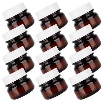 PAMINGONO Skin Care Travel Jars, 16-Pack, 30 g, PET Plastic