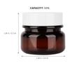 PAMINGONO Skin Care Travel Jars, 16-Pack, 30 g, PET Plastic view 2