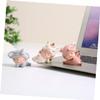 Kisangel Resin Party Cake Ornament with Animal Figure view 2