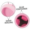 200 ml Pink Plastic Eyelash Glue Storage Container view 4