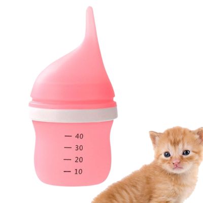 40 mL Reusable Silicone Puppy & Kitten Feeding Bottle