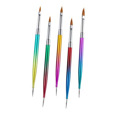 Double-Ended Metal Nail Art Pen for Manicures