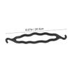 Black Plastic Hair Bun Maker for Home and Salon view 3